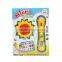 Sunflower musical plastic electronic kids microphone toy
