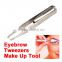 Fashion remover stainless steel makeup eyelash tweezer wholesale manufacturer