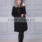 Women's Winter Thick Removable Real Raccoon Fur Collar Fox Fur Lining Coat Outerwear Fur Parka