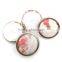 Combined Button Metal Edges Covered Button With Plastic Shank