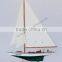 ENDEAVOUR YACHT SAIL BOATS MODEL - MODEL SHIP HANDMADE, UNIQUE DECORATION