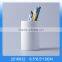 High quality white ceramic pencil holder,ceramic pencil container