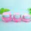 Cystal top ABS cap plastic acryrlic cream jars