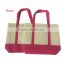 Customized Non Woven Cemi-split Joint Bag Plaid Bag Totes Bag