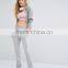Fashion simple women's cotton polyester jogger pants
