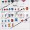 FREE SHIPPING 2015 NEWEST!! LUCKY highest quality flat back sew-on resin epoxy mosha effect