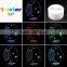 3D Optical Illusion Moon Scene Night Lamp Night Light 10 Colorful LEDs Ultra-thin Acrylic Light Panel AA Battery or DC 5V