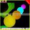 White PE plastic LED ball/waterproof LED light ball with battery operated