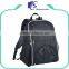 Black polyester custom outdoor sport backpack