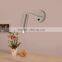 Hotel bedside gooseneck wall lamp led,Gooseneck wall lamp led,Wall lamp led WL2001A