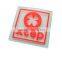 Soft touch custom 3D logo transparent rubber label
