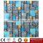 IMARK Mixed Color Hand Painting Crystal Glass Mosaic Tiles for Wall Backsplash Code IVG8-061