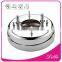 shampoo sink tilt mechanism with chromed shell