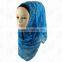 Zhejiang factory sale plain lace hijab scarf muslim ladies shawl