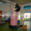 SUNJOY 2016 hot-selling inflatable cartoon characters advertisement cartoon for restaurant