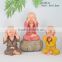 vintage home decor of resin baby buddha statue