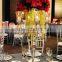 Hot sale! 5 heads Glass Crystal Votive Candle Holder & Candelabra for Tealights and Taper Candles