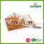 Factory price glass cheese dome with bamboo board set, cheese dome with knife wholesae