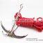 foldable outdoor carabiner grappling hook