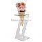 Source One 6 Pack Acrylic Ice Cream Cone Stand Standard or Mini Cones