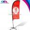 large christmas high quality teardrop flag/knife flag