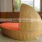 Comfortable Poolside Sunbed Rattan Daybed Wicker Lounge Bed