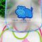 EVA Waterproof Toddlers Christening Baby Bibs Eco Friendly Soft Customer Logo Design