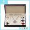 New Design Sterling Silver Locket Disc Holder Pendant Jewelry Set