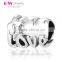 T151 Infinity Antique 925 Sterling Silver Floral Love Charm I Love You To The Moon And Back Charm Bead