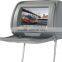 Fashion design 7 inch Car headrest DVD monitor with zipped cover