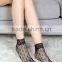 OEM Service Women Customized Patterned Fishnet Ankle Socks