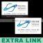 Extra link custom special paper name card/business card printing