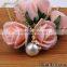 Best quality imitation gold long chain imitation pearl necklace, hot sale necklaces imitation pearl jewelry