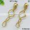 Slender Gold Color Earring Stud Earring Base