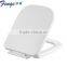 PP material soft close toilet seat steel/plastic hinge toilet led