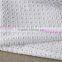 Wholesale soft cotton embroidery fabric, cotton fabric with square hollow design for garment