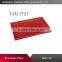 Ceramic rectangular embossment design charger plate/dinnerware