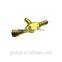 brass marterial ,brass T type hose barb connector with od10 12 14 mm ,brass hose