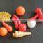 OEM blow Molding plastic fruit toy for kids Simulated plastic mini toys vegetable set