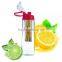 700ML Outdoor Sports Fruit Infusing Infuser Health Lemon Bottle Juice Maker with Flip Lid For Home Traveling Climbing