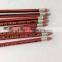 12pcs per set packing HB pencils standard HB pencil from chinese factory