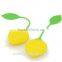 Wholesale strawberry fruit silicone tea infusers /silicone strawberry tea infuser with lid