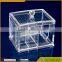 4 Compartments Clear Acrylic Multifunctional Home Office Desk Nail Polish Jewelry Makeup Organizer Box Holder Container with Lid