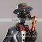 Bar decoration American vintage resin jazz musician statues