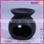Factory direct sale matt black ceramic oil burner