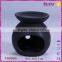 Factory direct sale matt black ceramic oil burner