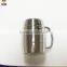 High Quality Double Wall Barrel Shaped Stainless Steel Beer Mug In 380 ml, 430 ml