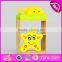 Best design nursery school combination cartoon wooden kids toy organization W08C201