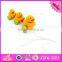 2016 Top sale kids wooden yellow duck toy W05B146