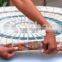 2016 as Seen on tv Fitted Mosaic Table Cover Pvc Table Cover Table go Round